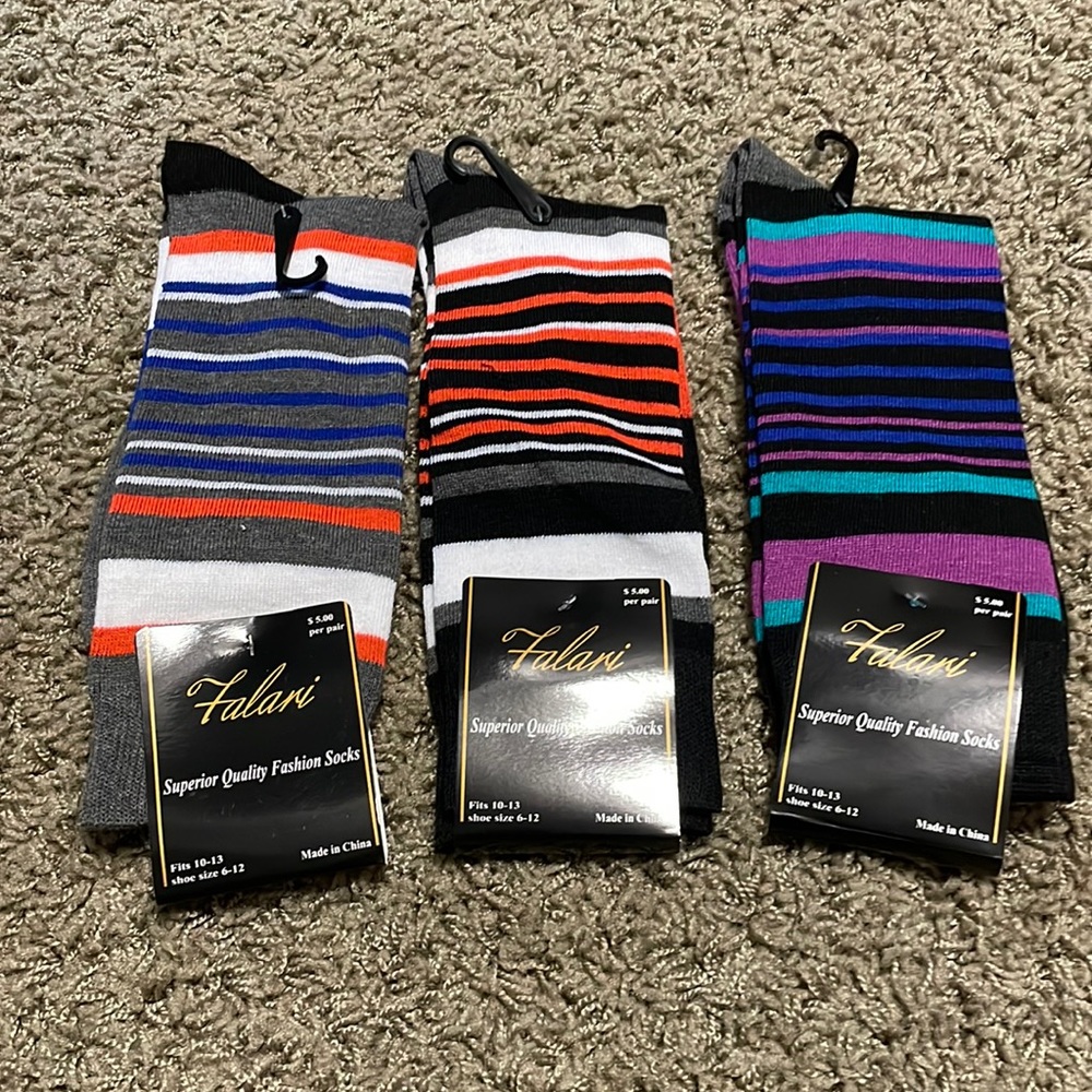 Falari dress socks 3 pairs